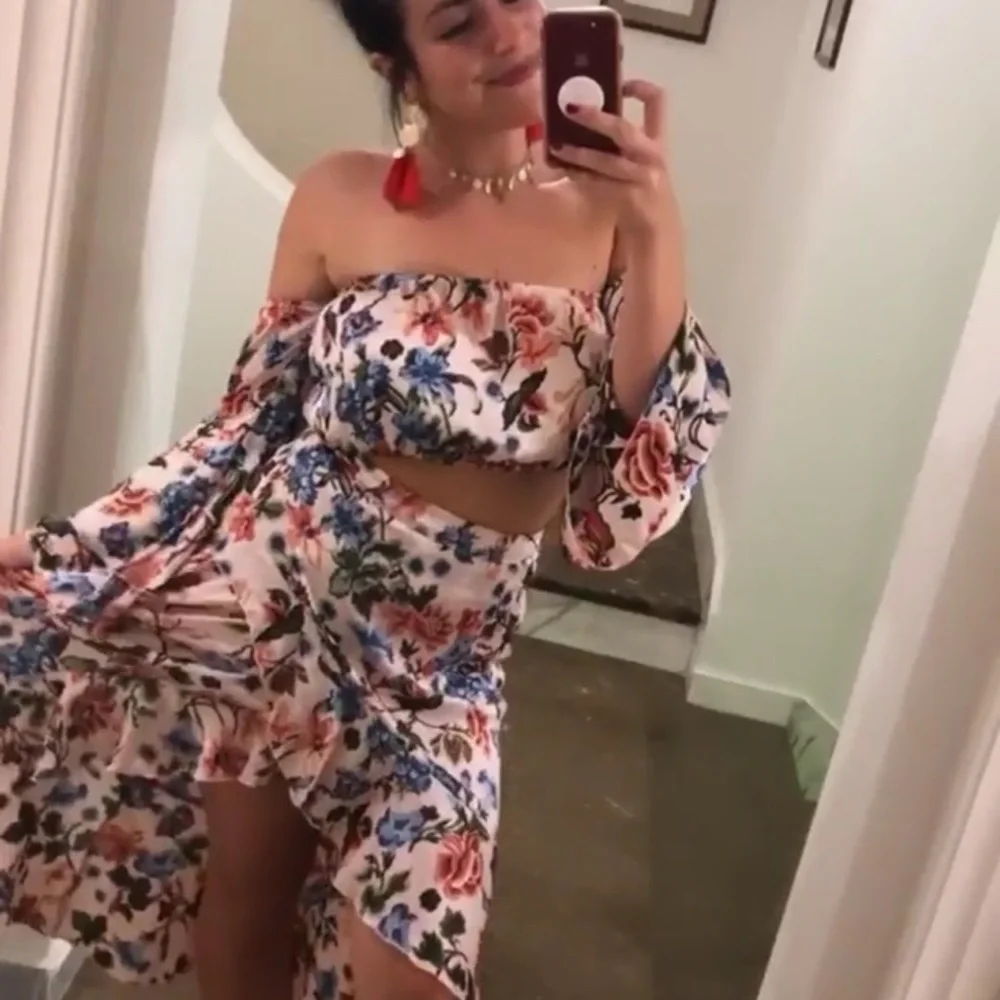 Missguided Floral Skirt Set
